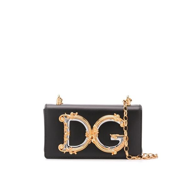 Elegant Mini Chain-Link Leather Shoulder Bag - Picture 1 of 4